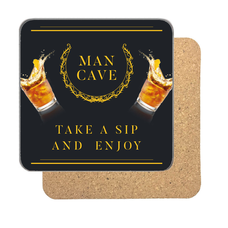 Personalized Take a Sip Drinks Coaster