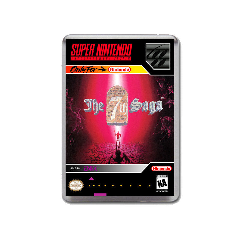 7th Saga 2 - SNES Inspired Game Retro Gaming Magnet