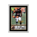 A J Green 2 Limited Edition Football Signed Print - American Footballer Poster - Framing Options - Wall Art Print Autographed Signed GIFT