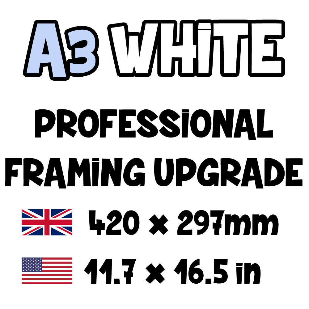 Your Poster is UPGRADED to A3 White Framed - Total Calculated at Checkout – Your Poster is UPGRADED to White Framed - Total Calculated at Checkout