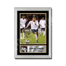 AARON LENNON 2 Limited Edition Football Player Signed Print - Football