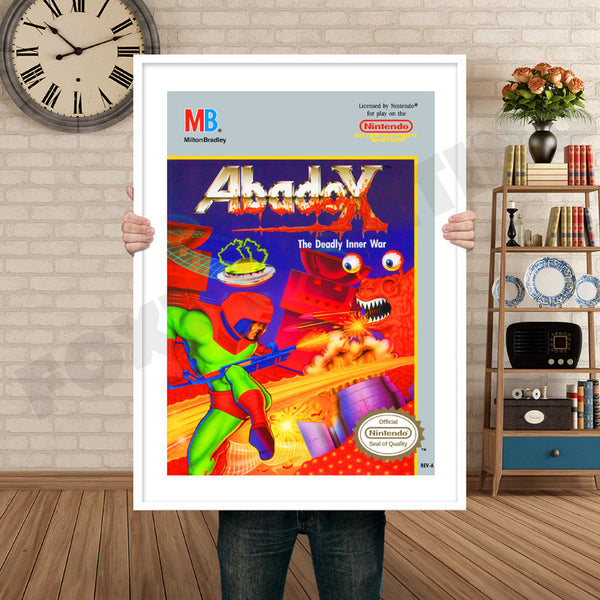 Abadox NES Retro Game Inspired Theme Nintendo NES Gaming