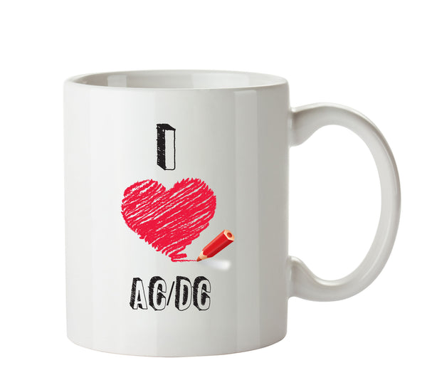 I Love ACDC - I Love Celebrity Mug – printed mug product image 1