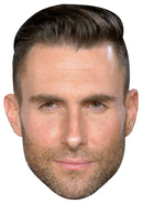 ADAM LEVINE JB - Music Star Fancy Dress Cardboard Celebrity Party Face Mask