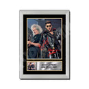 ADAM LAMBERT _ BRIAN MAY (1) Limited Edition Music Signed Print
