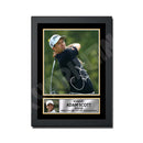ADAM SCOTT Limited Edition Golfer Signed Print - Golf