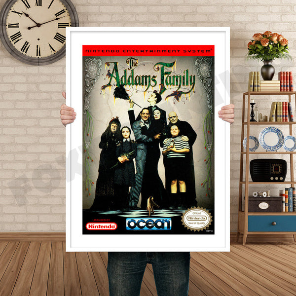 Addams Family NES Retro Game Inspired Theme Nintendo NES Gaming