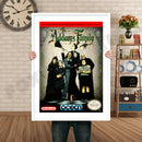 ADDAMS FAMILY NES Retro GAME INSPIRED THEME Nintendo NES Gaming A4 A3 A2 Or A1 Poster Art 13