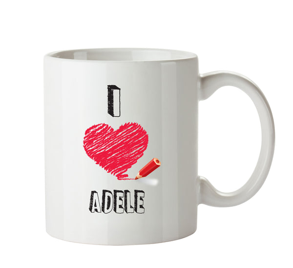 I Love ADELE Celebrity Mug – printed mug product image 1