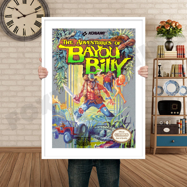 Adventures of Bayou Billy Retro Game Inspired Theme Nintendo NES Gaming