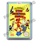 Adventures Of Rocky And Bullwinkle Retro Nintendo NES Game Inspired Fridge Magnet 23