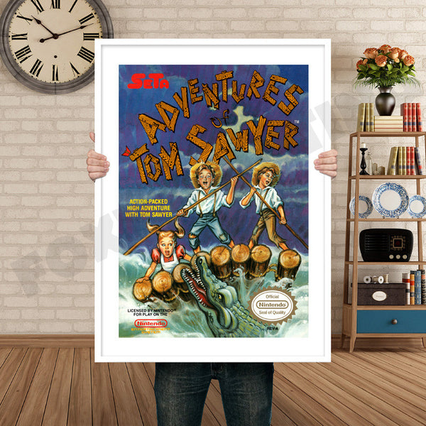 Adventures of TOM Sawyer Retro Game Inspired Theme Nintendo NES Gaming