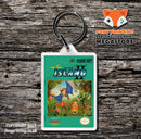 ADDAMS FAMILY PUGSLEYS SCAVENGER HUNT Retro NES Game Cover Art Gaming Keyring