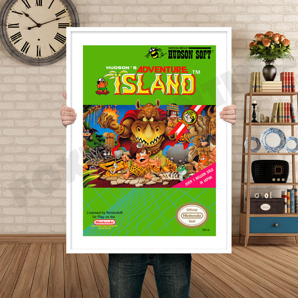 Adventure Island NES Retro Game Inspired Theme Nintendo NES Gaming
