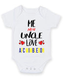 Me and My Uncle Love AFC WIMBLEDON Personalised FOOTBALL TEAM Baby Grow
