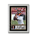 AJ McCarron 1 Limited Edition Football Signed Print - American Footballer