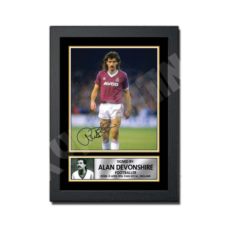 ALAN DEVONSHIRE (1) Limited Edition Football Player Signed Print - Football