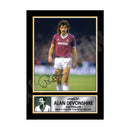 ALAN DEVONSHIRE (1) Limited Edition Football Player Signed Print - Football