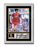 ALAN HANSEN 2 Limited Edition Football Player Signed Print - Football
