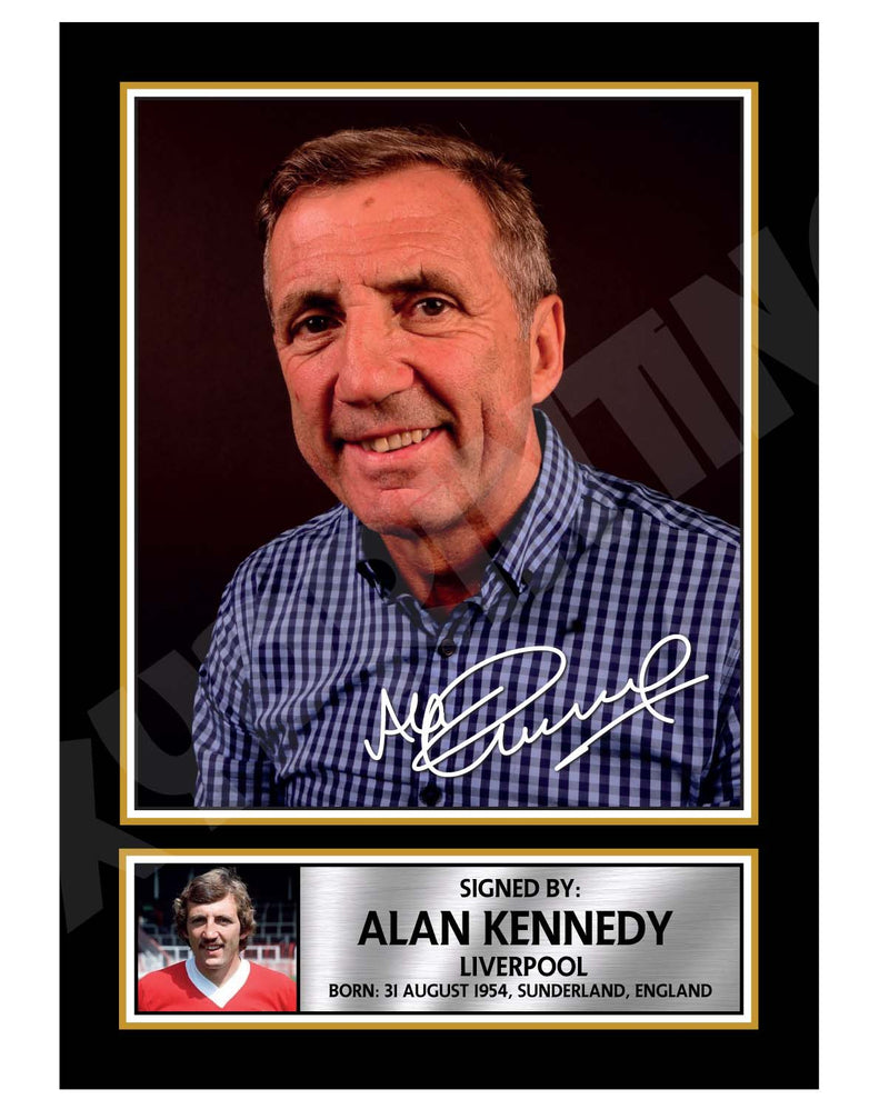ALAN KENNEDY 2 Limited Edition Football Player Signed Print - Football