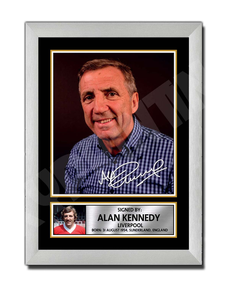 ALAN KENNEDY 2 Limited Edition Football Player Signed Print - Football