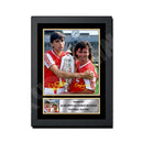 ALAN SMITH _ CHARLIE NICHOLAS Limited Edition Football Player Signed Print - Football