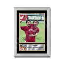 ALAN SMITH _ CHARLIE NICHOLAS 2 Limited Edition Football Player Signed Print - Football