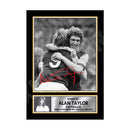 ALAN TAYLOR 2 Limited Edition Football Player Signed Print - Football
