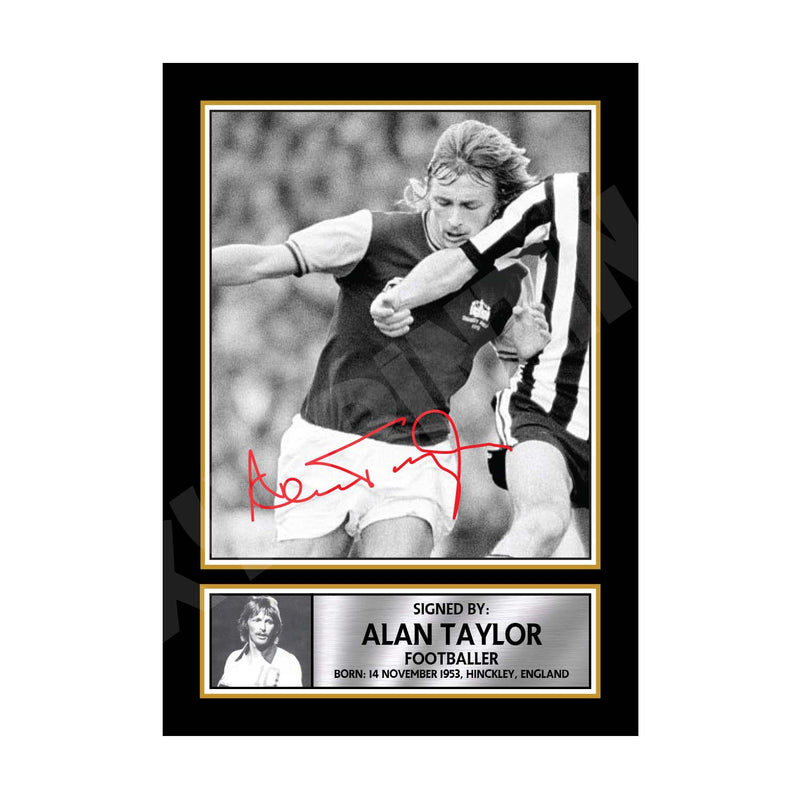 ALAN TAYLOR (1) Limited Edition Football Player Signed Print - Football