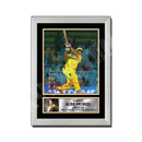 ALBIE MORKEL 2 Limited Edition Cricketer Signed Print - Cricket Player