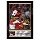 ALEXANDRE LACAZETTE _ DANNY WELBECK 2 Limited Edition Football Player Signed Print - Football