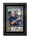 ALEX RAE 2 Limited Edition Football Player Signed Print - Football