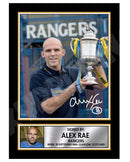 ALEX RAE 2 Limited Edition Football Player Signed Print - Football