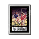 ALEX STEPNEY _ LOU MACARI Limited Edition Football Player Signed Print - Football