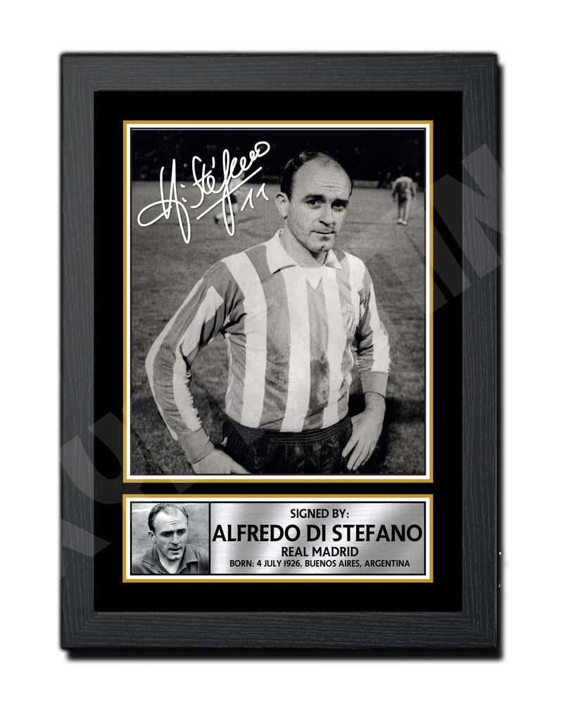 ALFREDO DI STEFANO 1 Limited Edition Football Player Signed Print - Football