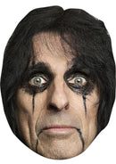 ALICE COOPER JB - Music Star Fancy Dress Cardboard Celebrity Party Face Mask