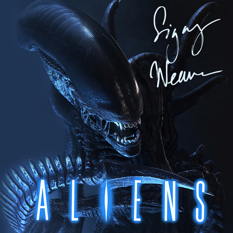 Aliens Signed Lego Display Case - Minifigure Display Background and Frames