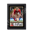 ALIX POPHAM 1 Limited Edition Rugby Player Signed Print - Rugby