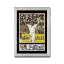 ALLAN LAMB Limited Edition Cricketer Signed Print - Cricket Player