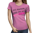 All Hands On Dick Colour Custom Hen T-Shirt - Any Name - Party Tee