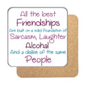 All the Best Friendships Drinks Coaster