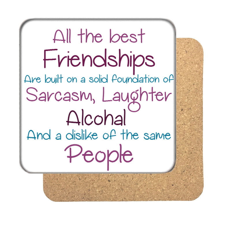 All the Best Friendships Drinks Coaster