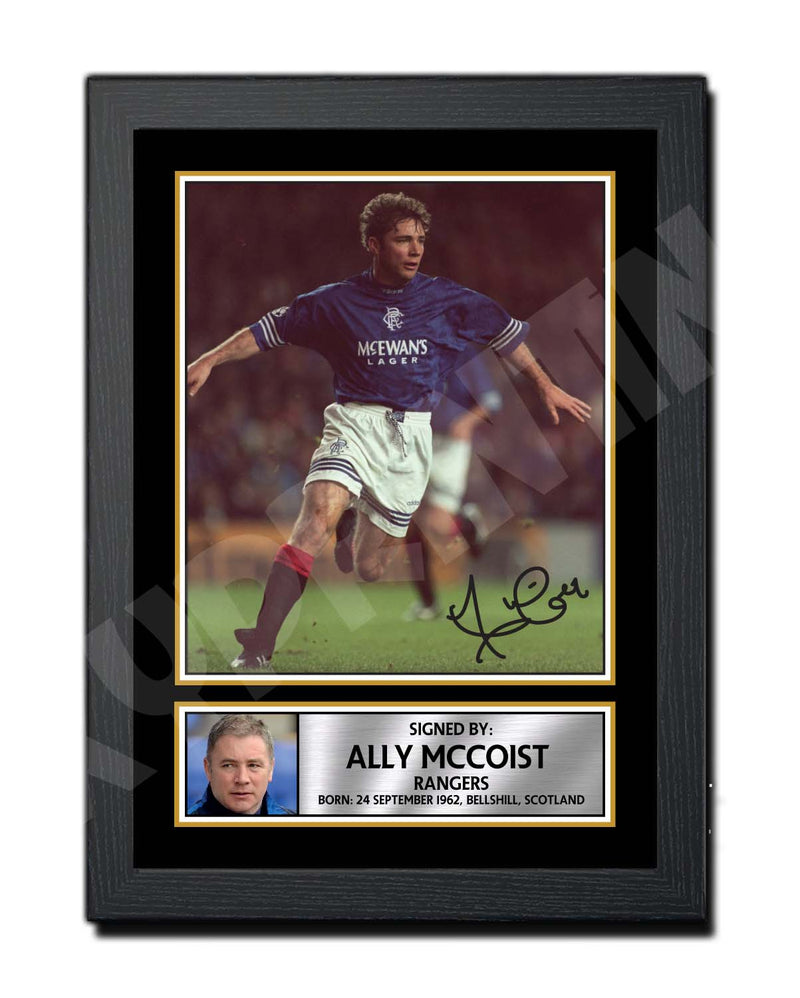 ALLY McCOIST 1 Limited Edition Football Player Signed Print - Football