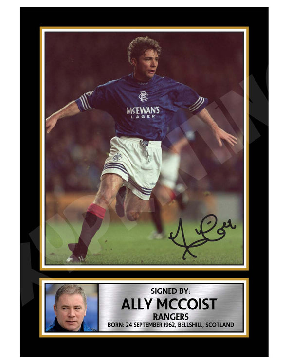 ALLY McCOIST 1 Limited Edition Football Player Signed Print - Football