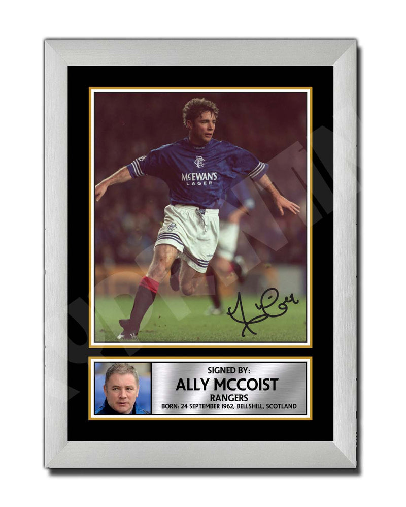 ALLY McCOIST 1 Limited Edition Football Player Signed Print - Football