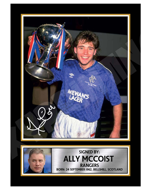 ALLY McCOIST 2 Limited Edition Football Player Signed Print - Football