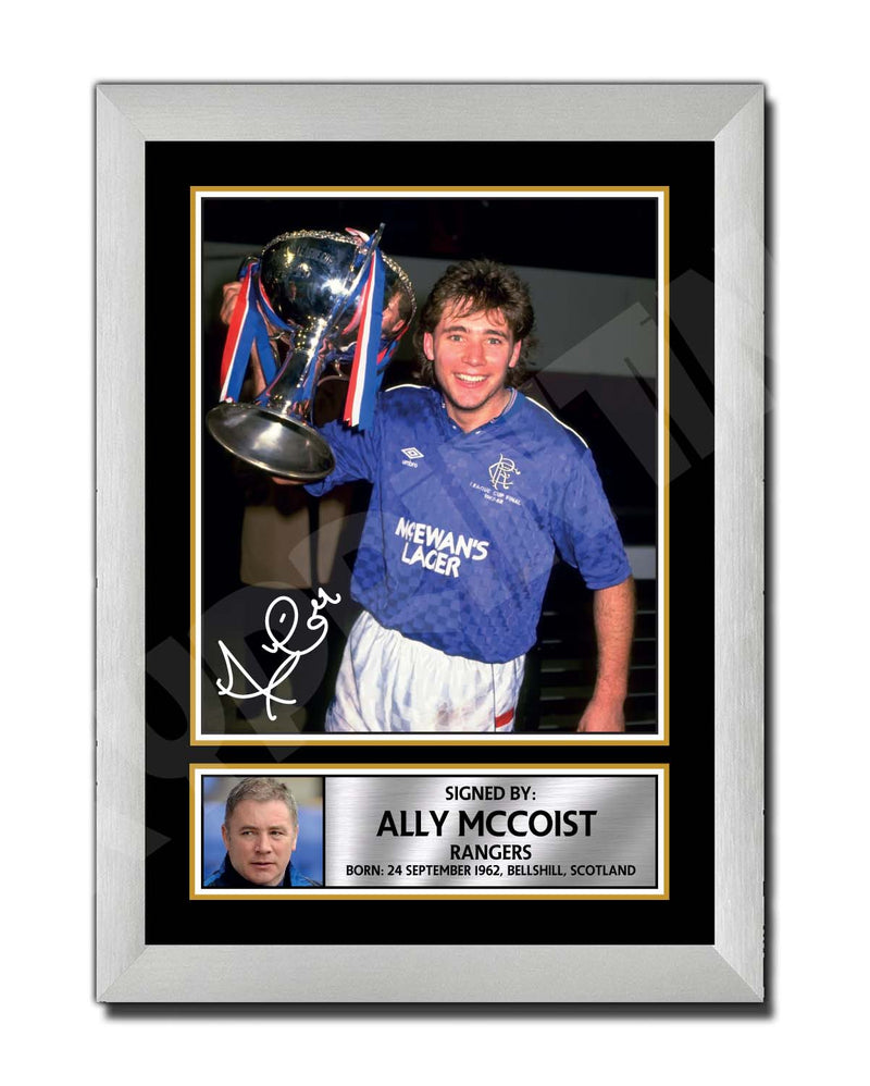 ALLY McCOIST 2 Limited Edition Football Player Signed Print - Football