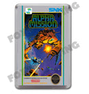 Alpha Mission Retro Nintendo NES Game Inspired Fridge Magnet 32
