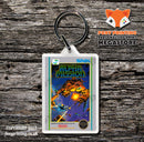 ALL PRO BASKETBALL Retro NES Game Cover Art Gaming Keyring
