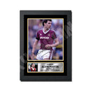 ALVIN MARTIN 2 Limited Edition Football Player Signed Print - Football